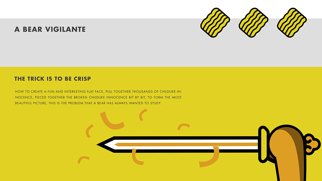 侠客一只熊干脆面|品牌视觉全案设计