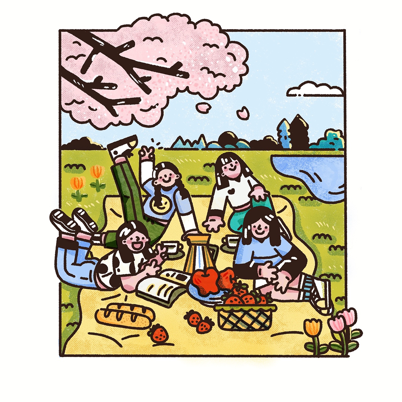 咖啡与野餐系列（图ZMzEyNzA2NDA0） - 创作习作 - 站酷设计师Tenkin原创素材 - 站酷ZCOOL