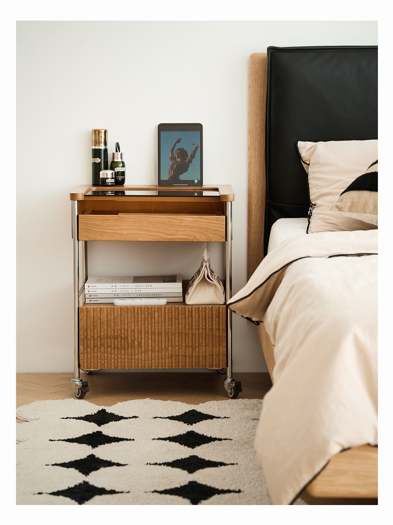 Sea Wave Bedside Table