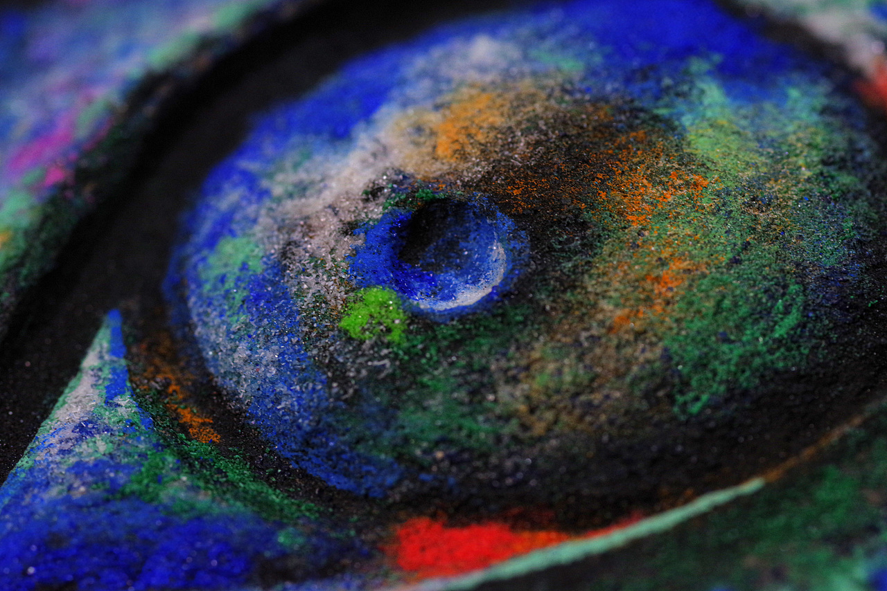 【岩彩•青铜器】望山 • 千年之蓝