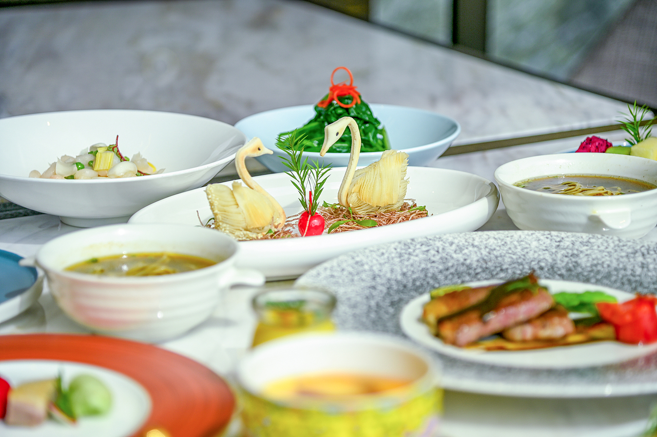 中式七夕情人节套餐中餐