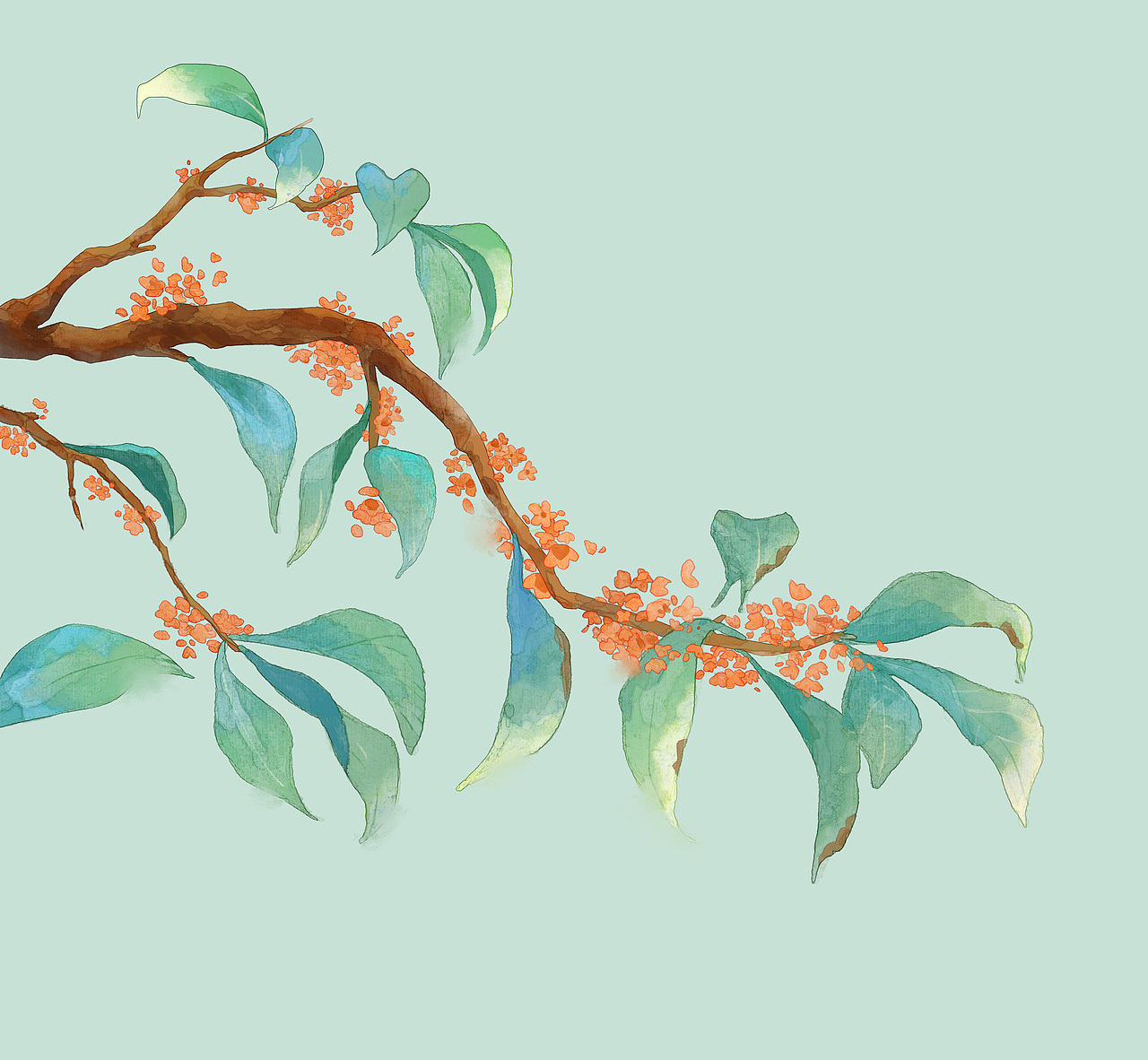 古風(fēng)花卉系列（圖ZMzM5MDg2NDYw） - 兒童插畫 - 站酷設(shè)計(jì)師二毛大帥比原創(chuàng)素材 - 站酷ZCOOL