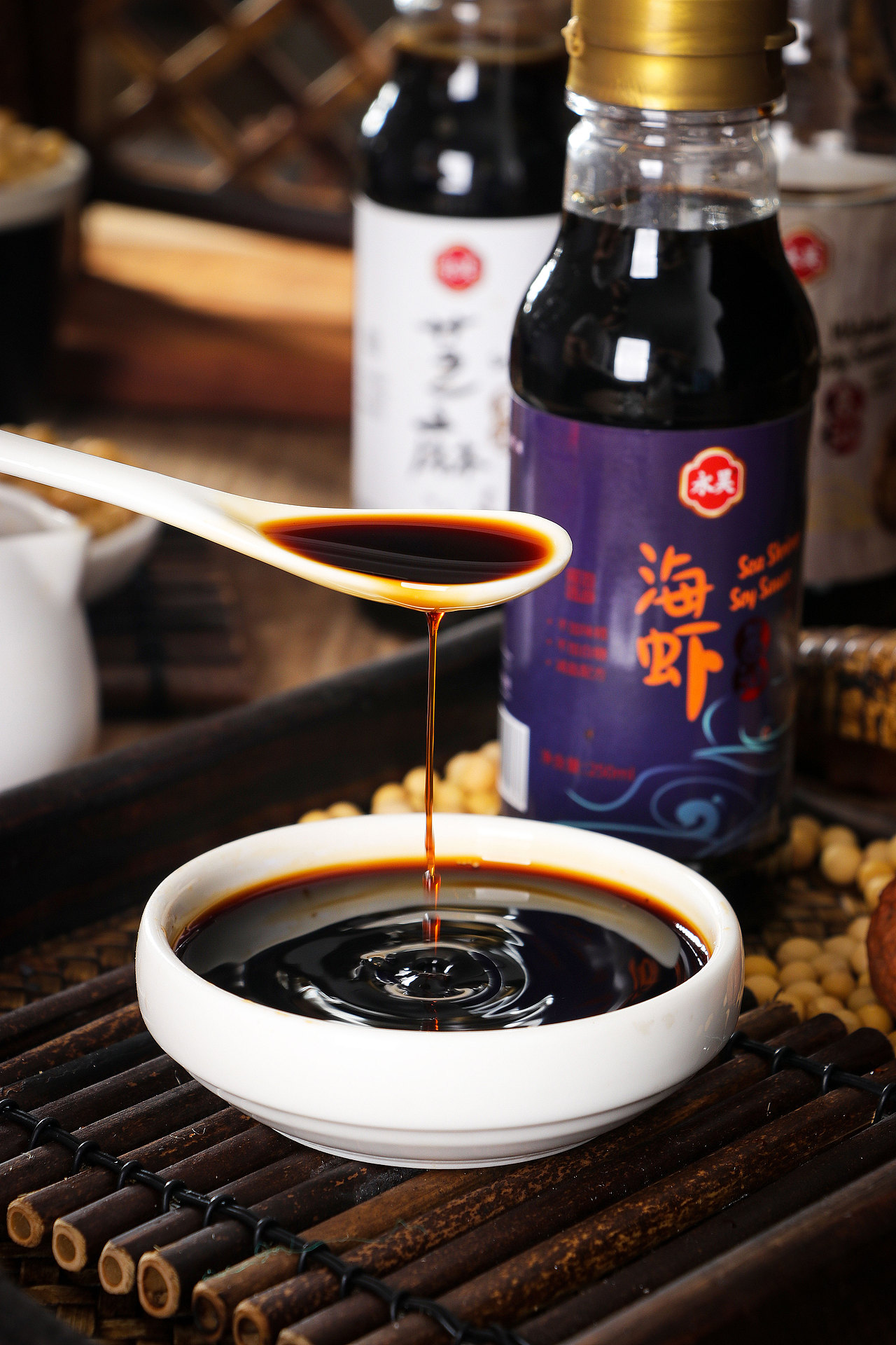 一瓶有灵魂的酱油  手工酱油 传统美味
