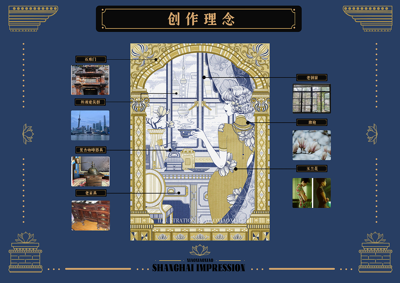 咖啡上海城市主题包装插画｜海报｜kv（图ZMzUxNTg2Njgw） - 商业插画 - 站酷设计师画插画的萧小肖原创素材 - 站酷ZCOOL