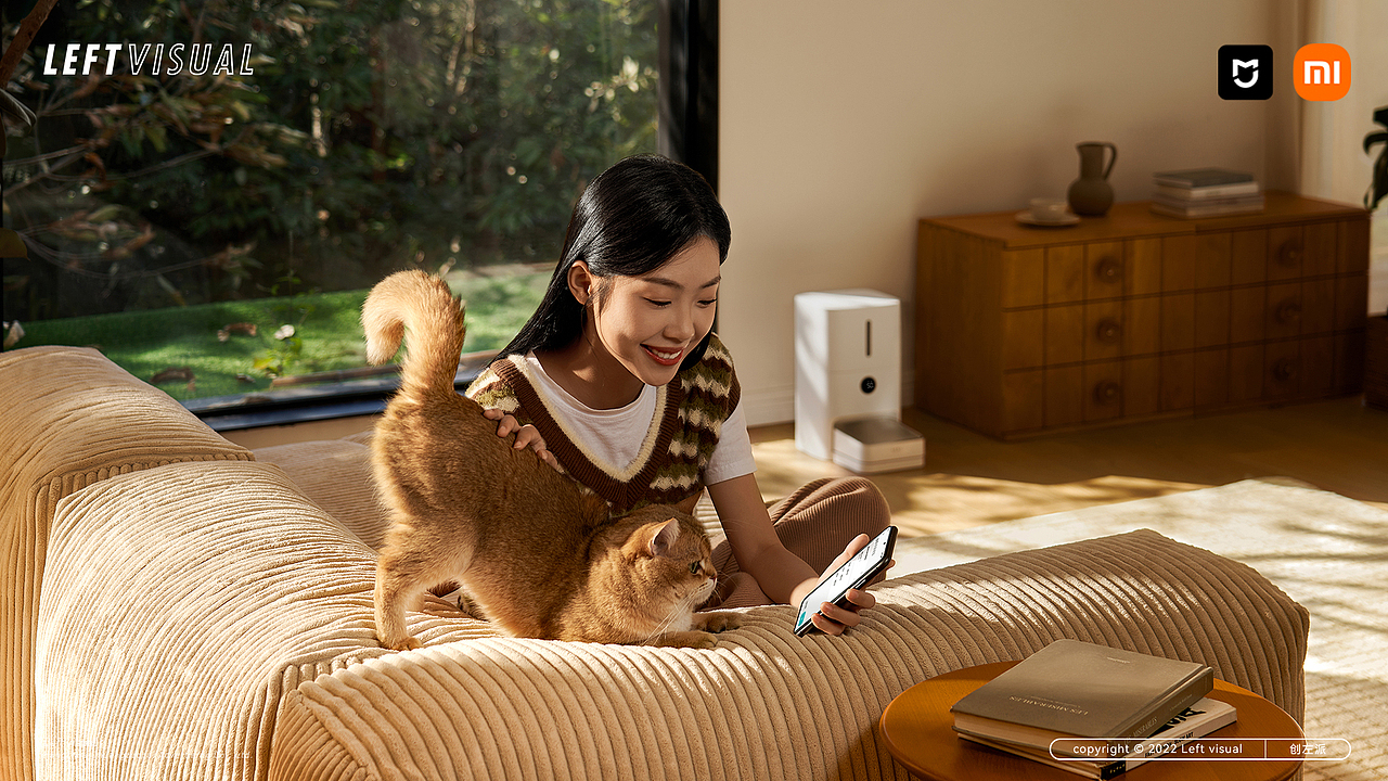 米家-智能宠物喂食器 2 × 创左派 | 平面拍摄作品分享