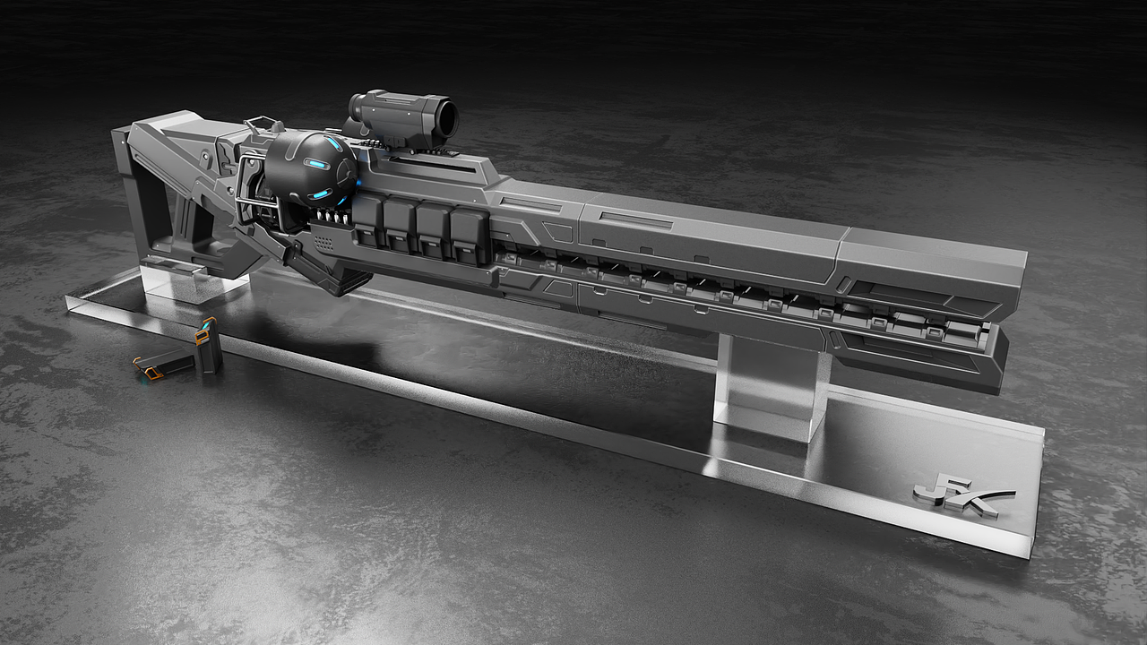 【blender】能量步枪（图ZMzQ3MDYyNjU2） - 产品 - 站酷设计师动画肝帝原创素材 - 站酷ZCOOL