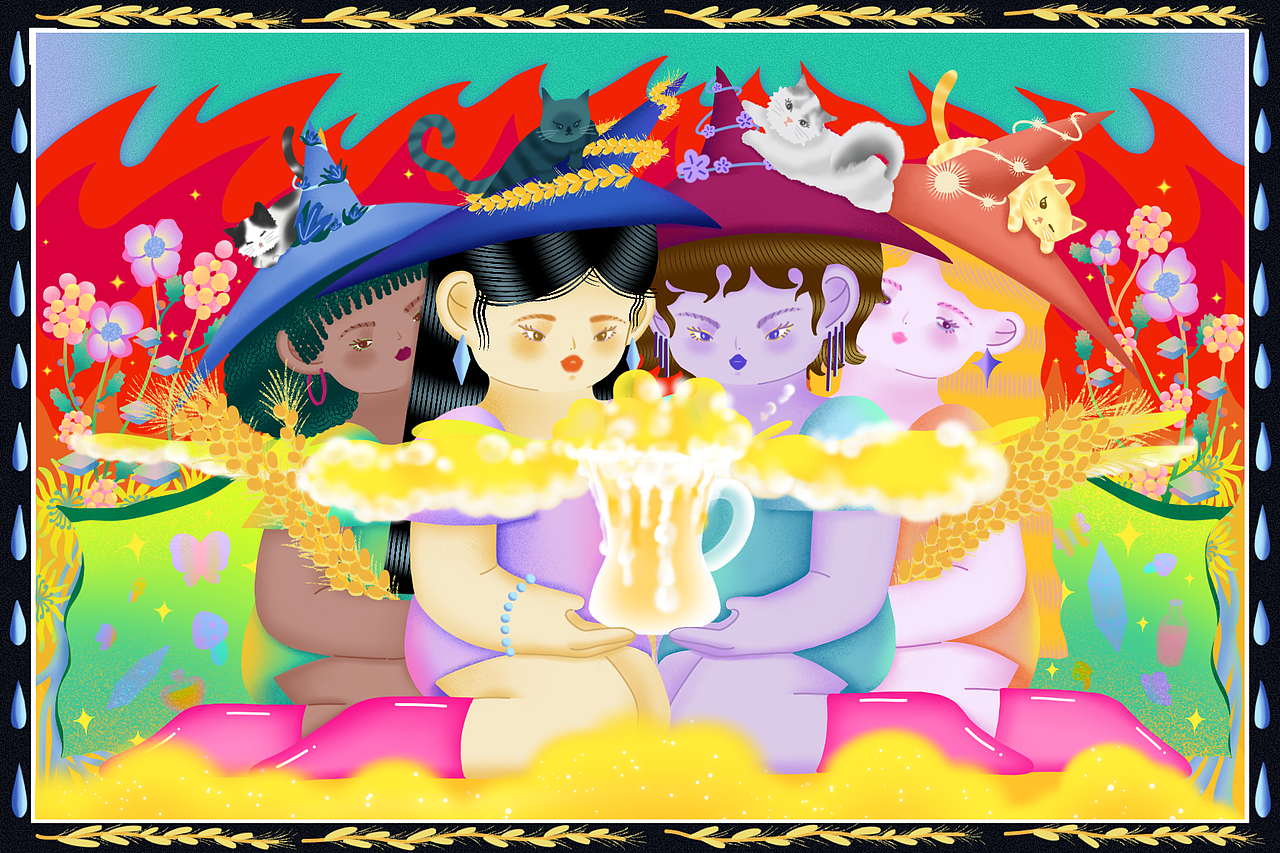 原创插画 | 啤酒包装《酿酒师们》