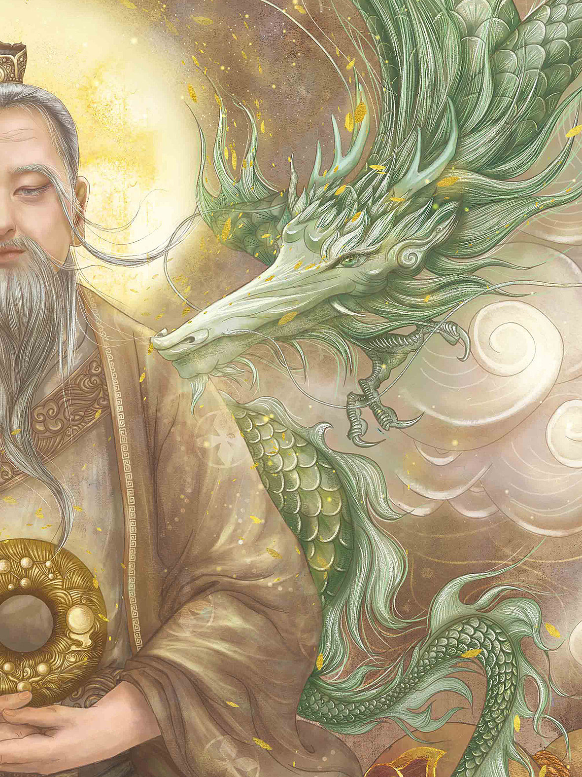 药王孙思邈（图ZMzA2MjA1NjQw） - 艺术插画 - 站酷设计师乐潇插画师原创素材 - 站酷ZCOOL