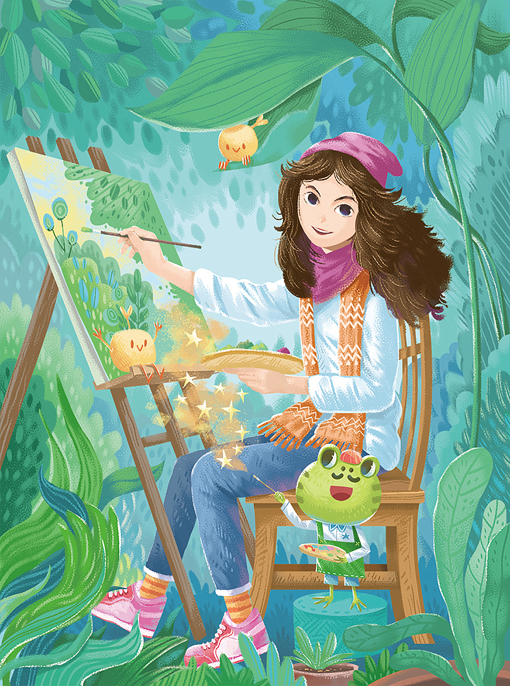 少年插画（图ZMzU3NzcwMDg4） - 儿童插画 - 站酷设计师我是春光原创素材 - 站酷ZCOOL