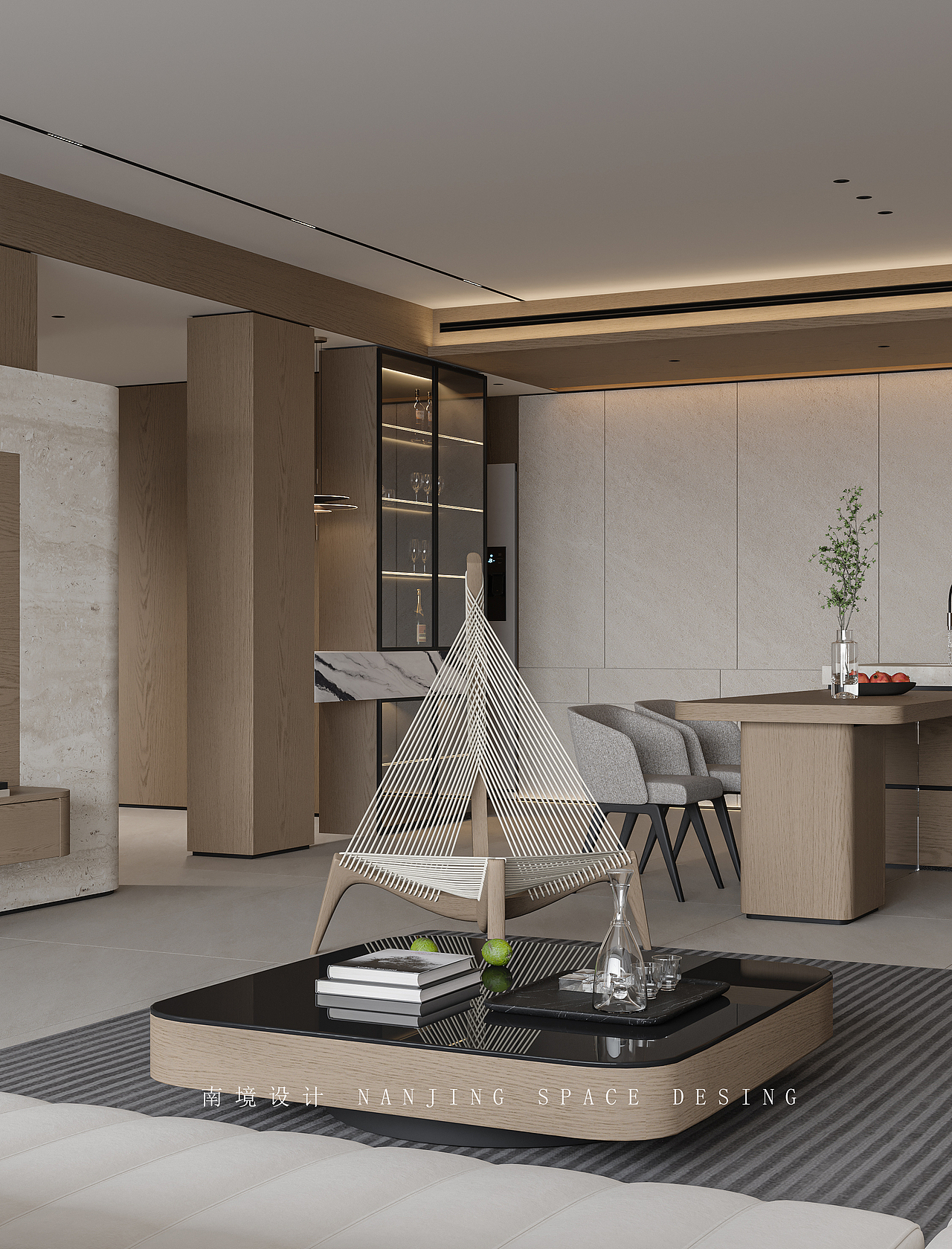 现代简约客餐厅