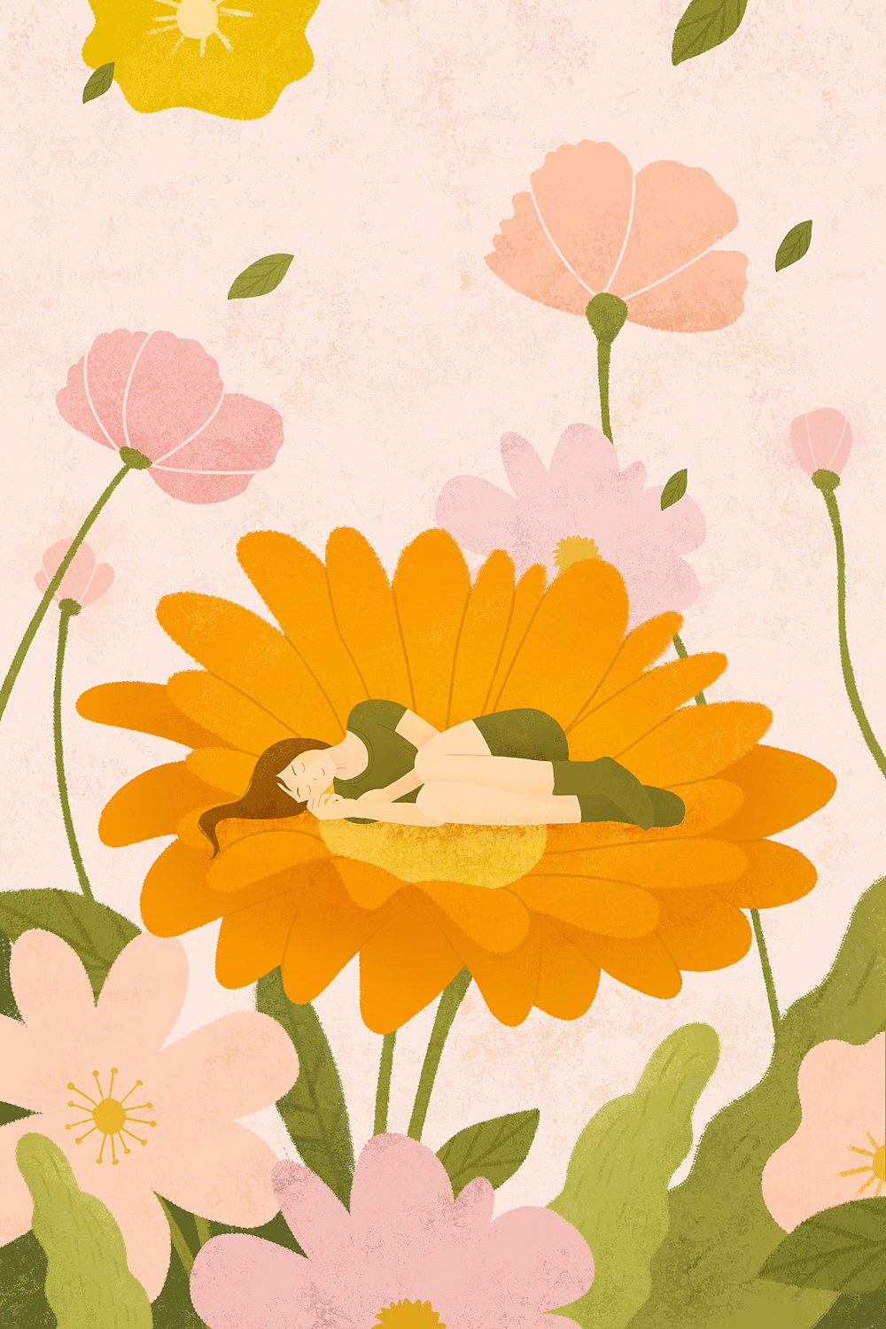 萬物生長 不負(fù)春光（圖ZMjk5MDEzMDA4） - 創(chuàng)作習(xí)作 - 站酷設(shè)計(jì)師Ling醬_插畫師原創(chuàng)素材 - 站酷ZCOOL