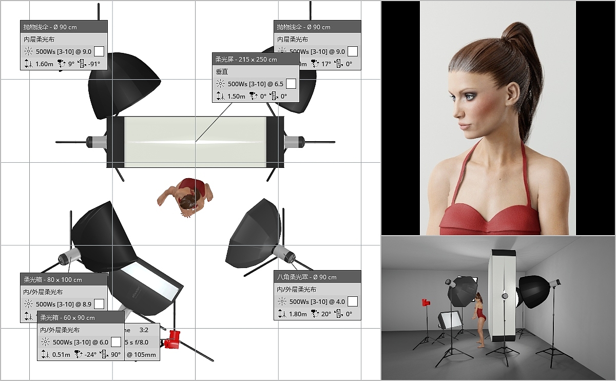 现场忘记拍啦，软件打光吧