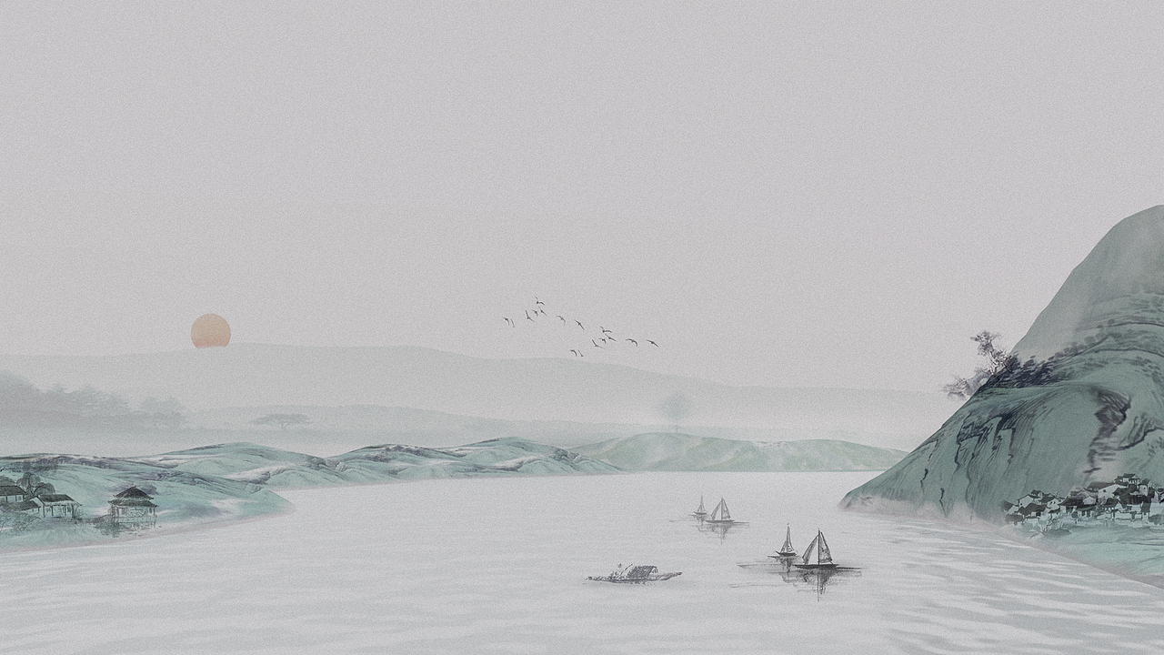 blender 潇湘八景（图ZMjk2MjY3OTAw） - 场景 - 站酷设计师觅君诗原创素材 - 站酷ZCOOL