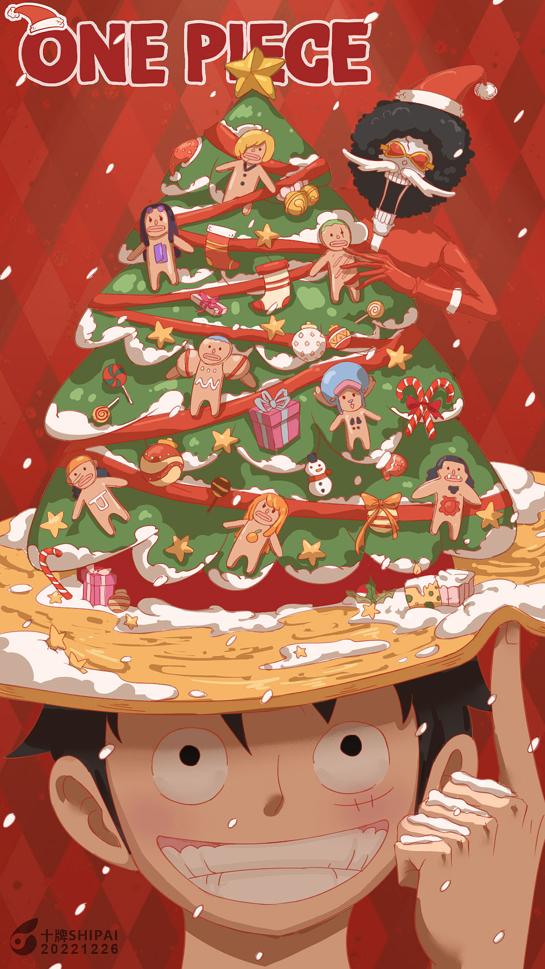 One Piece Merry Christmas Wallpapers - Wallpaper Cave