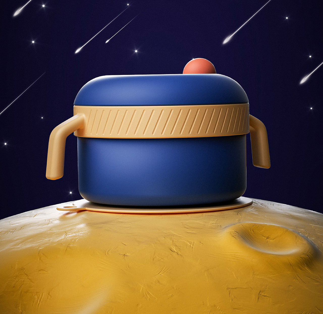 加思幼品-皇宠流星雨系列“食光碗”（图ZMzE3NDI0NzI0） - 生活用品 - 站酷设计师加思幼品原创素材 - 站酷ZCOOL