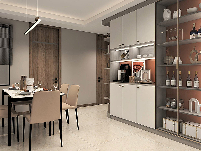 昆明装修公司木菲美家:复地云极4室2厅轻奢风格