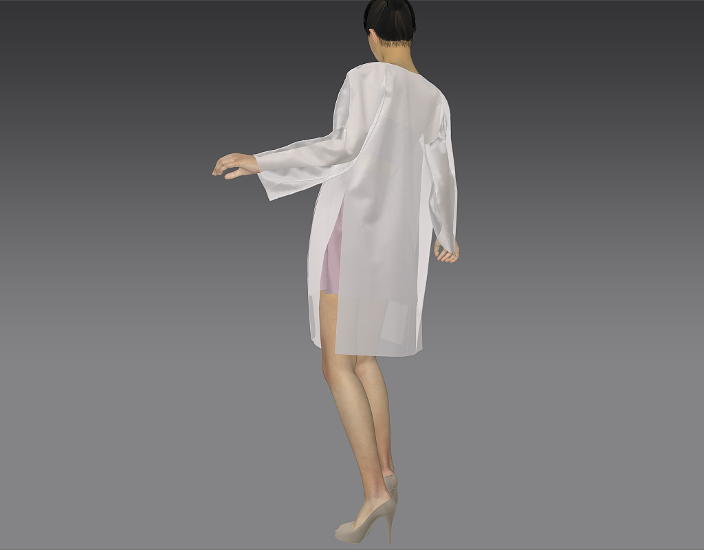 虚拟服装-百褶裙(by MD)