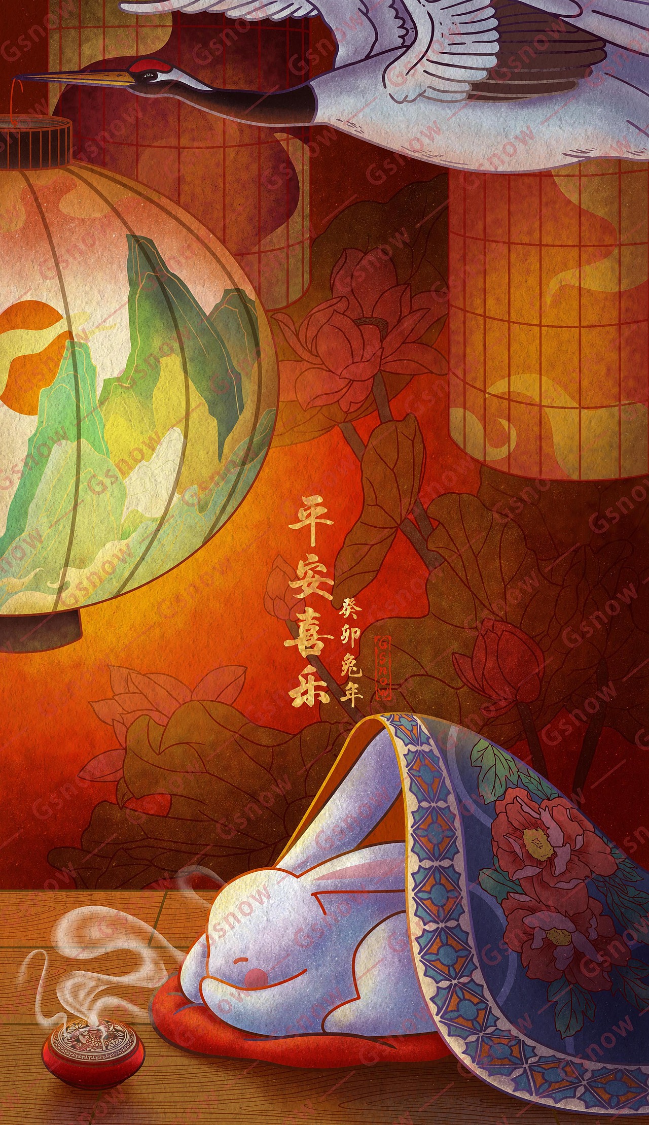 2021-2023国潮风新年插画