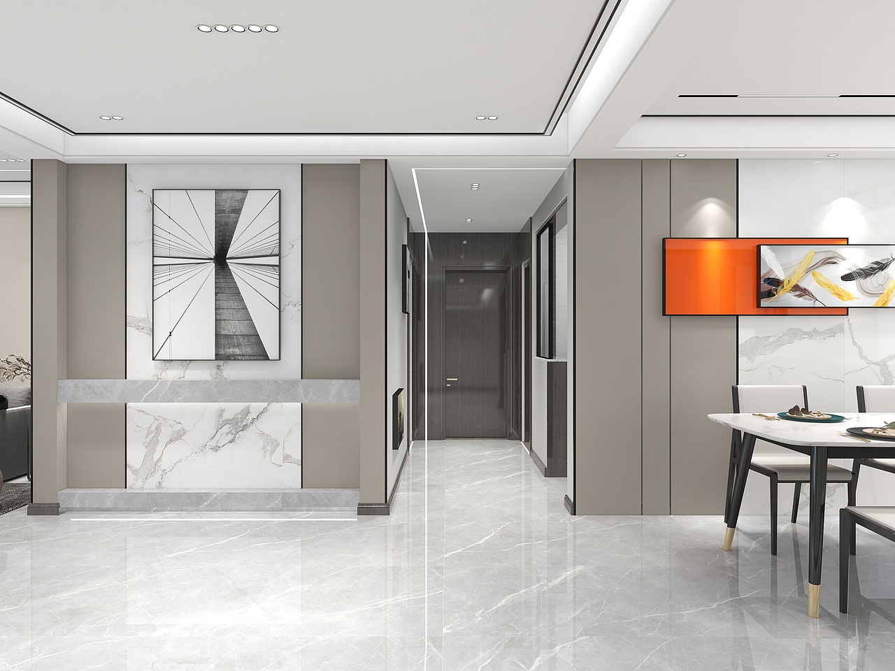 160平四室效果图