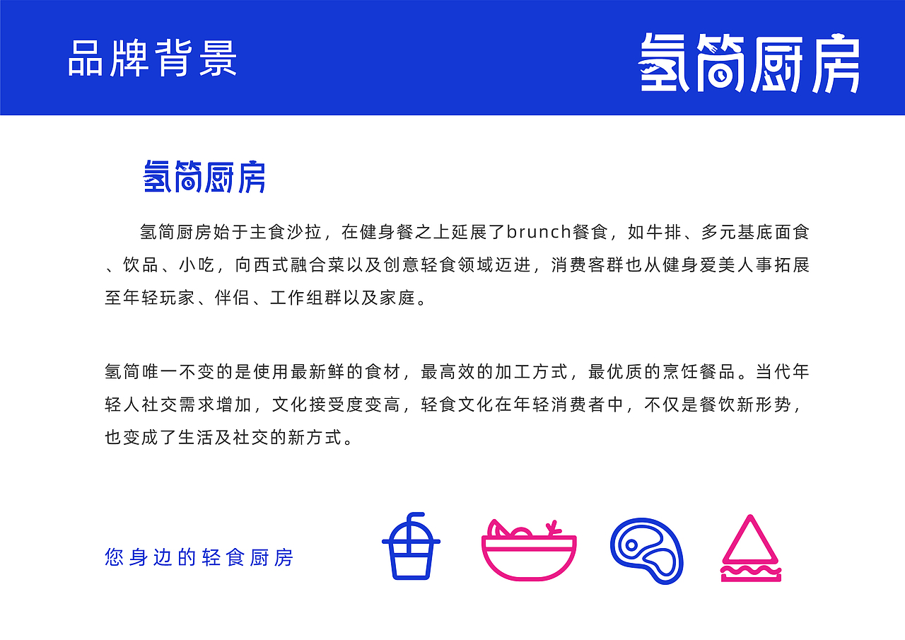 氢简厨房-武汉轻食品牌设计升级