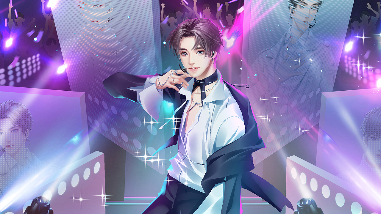 《长得帅有什么用》图文互动小说收藏画册（图ZMzQ0MTcxMTQ4） - 商业插画 - 站酷设计师车正蓝原创素材 - 站酷ZCOOL