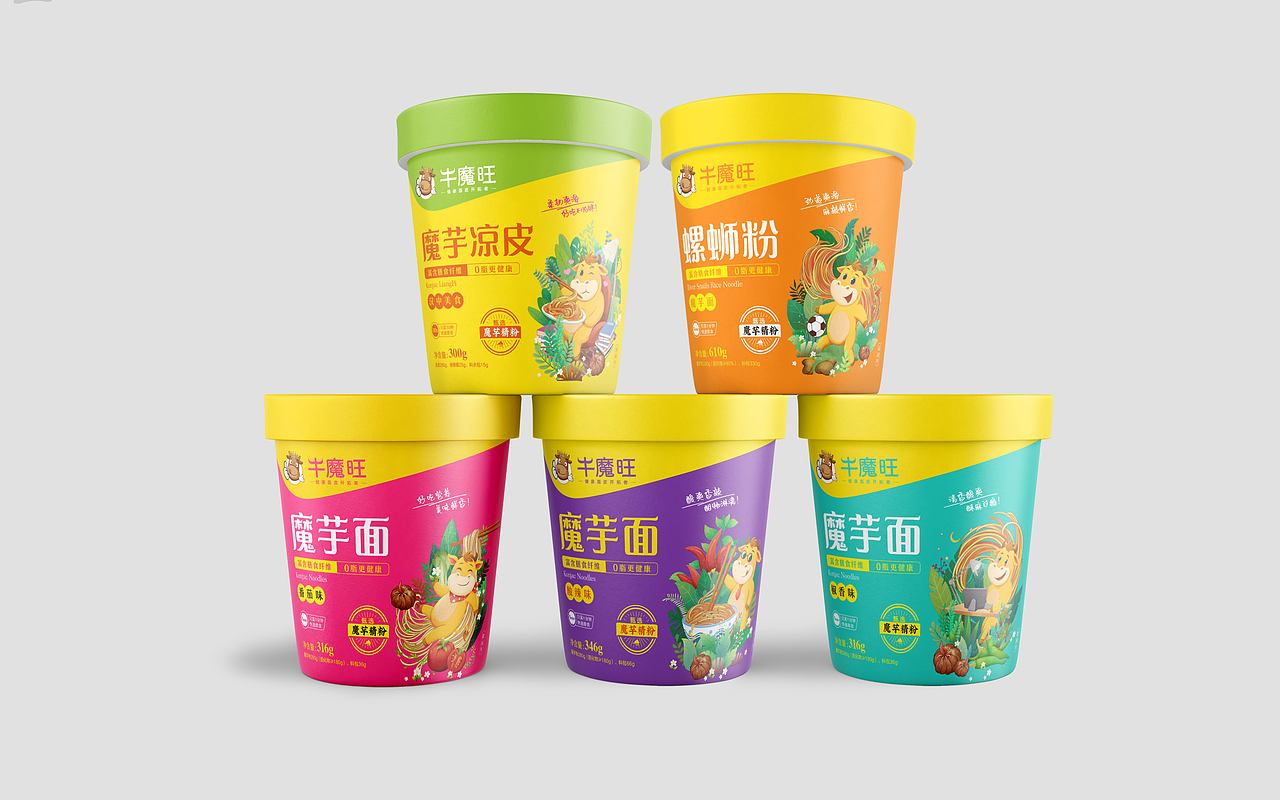 魔芋面皮包装设计（图ZMzQ3NDk2Mzgw） - 包装 - 站酷设计师ningbo19841125原创素材 - 站酷ZCOOL