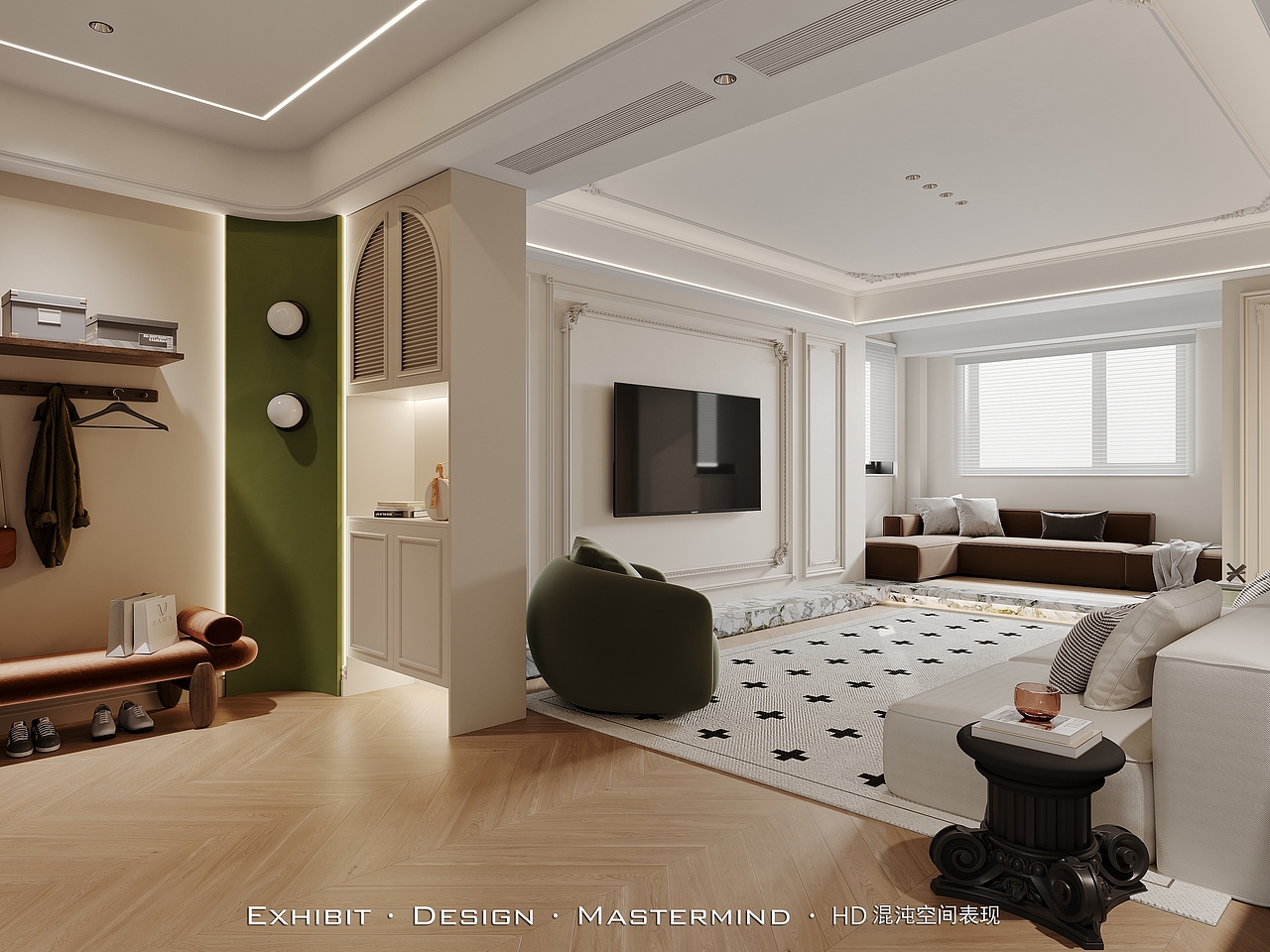 首发 无法拒绝的法式浪漫 家装效果×混沌空间视觉表现