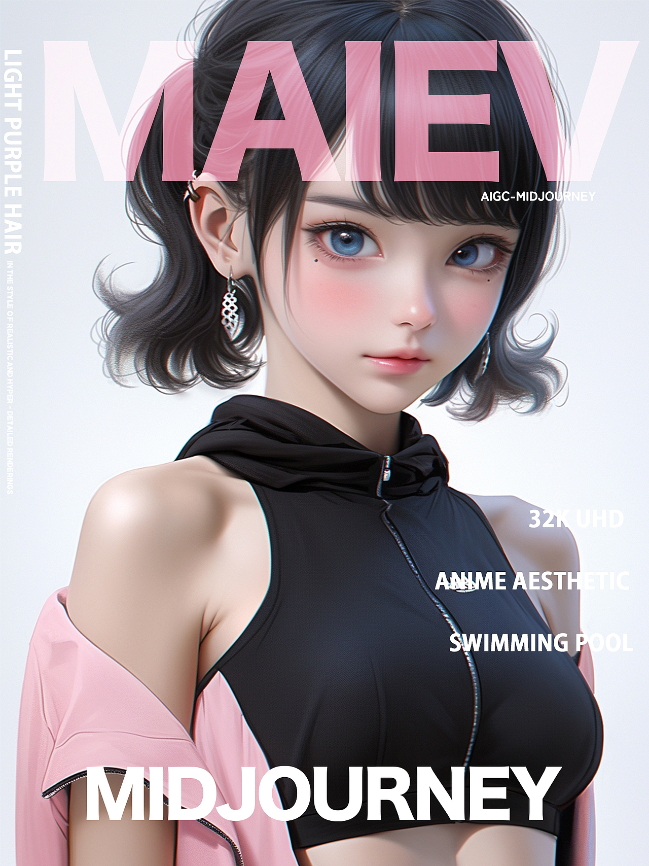 Midjourney｜niji 夏天泳池边运动美女（图ZMzQzNDUzODI0） - 宣传物料 - 站酷设计师vickymw原创素材 - 站酷ZCOOL