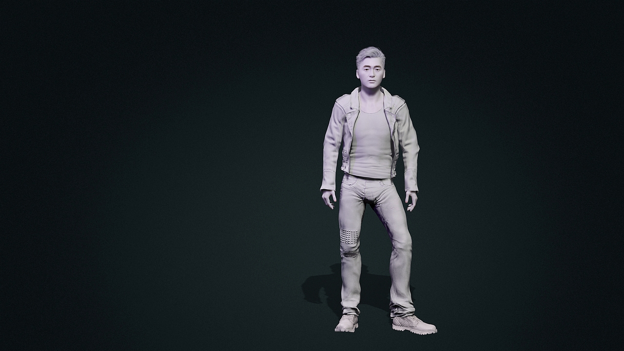 虚拟人动态测试