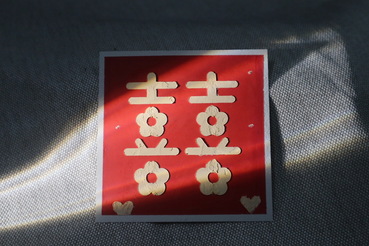 婚礼画-油画棒四宫格（图ZMzI1Nzg5OTI0） - 创作习作 - 站酷设计师饭友小样XY原创素材 - 站酷ZCOOL