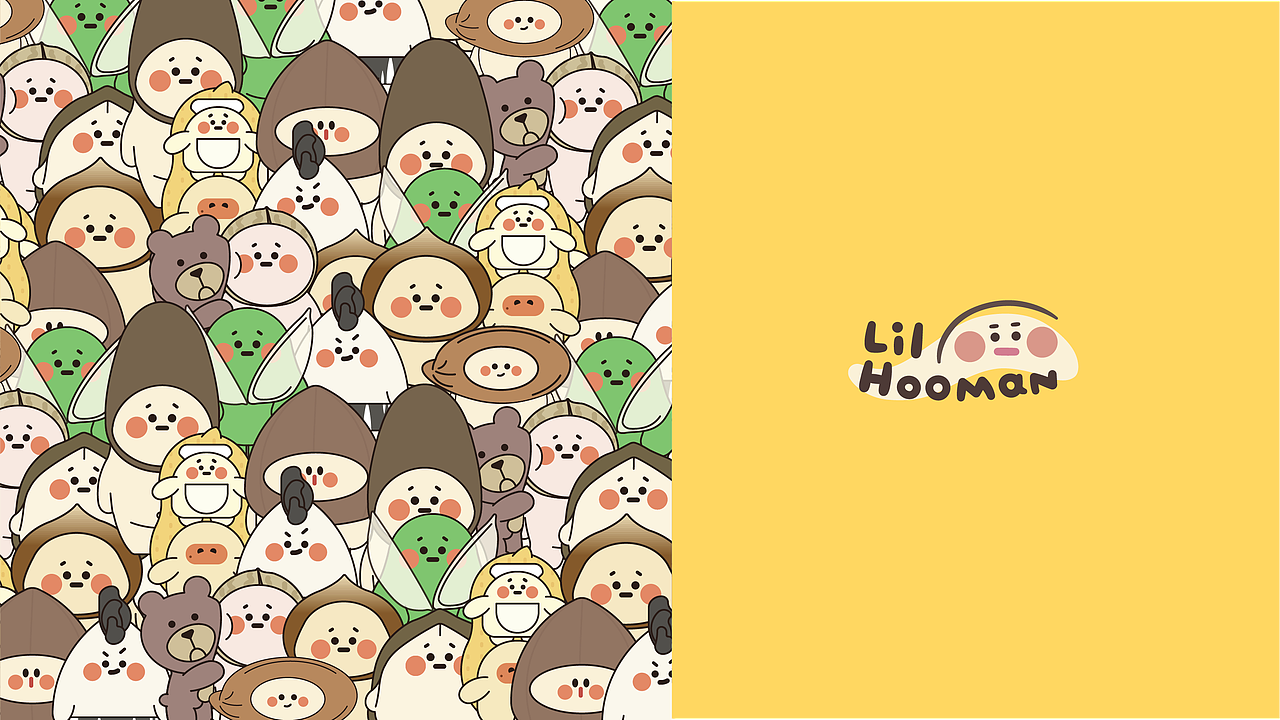 小胡曼家族原创IP | 坚果IP形象设计