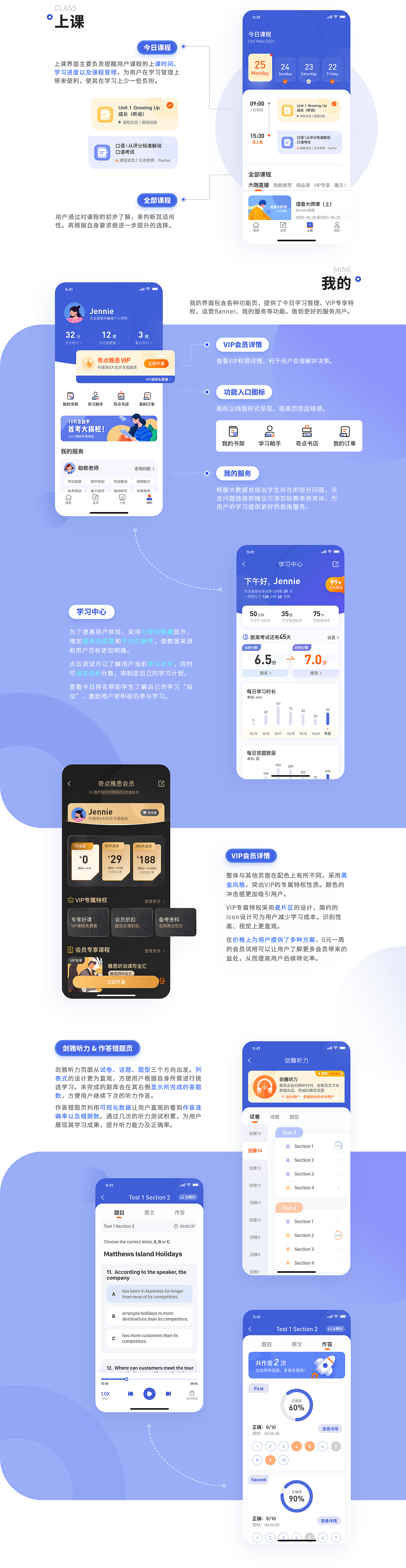 奇点雅思APP Design