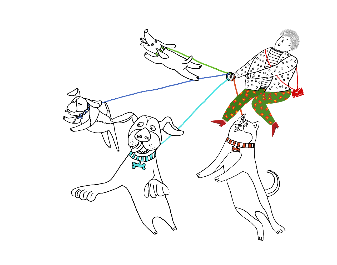 上海瑞金南路街头插画(街区艺术装置实体)