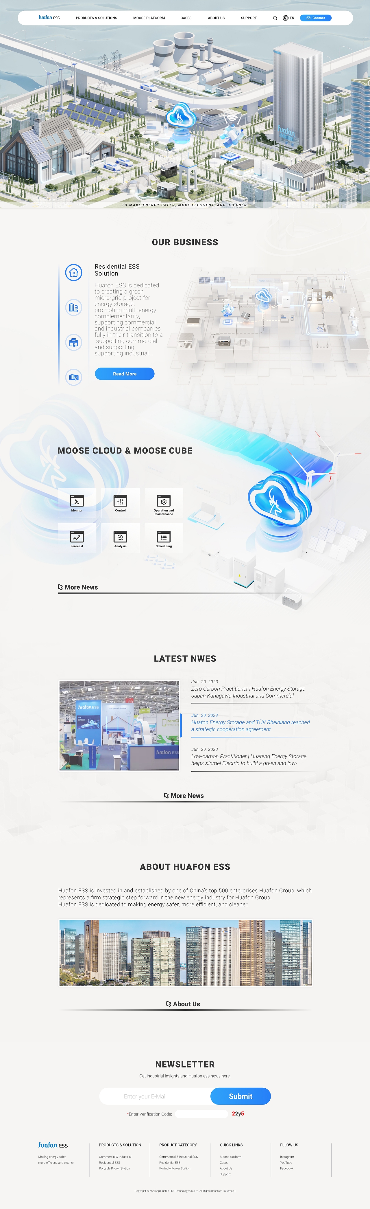 Huafoness landingpage（图ZMzU1ODE5NTU2） - 企业官网 - 站酷设计师GPVJARVIS原创素材 - 站酷ZCOOL
