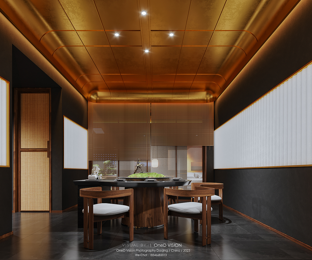 大庆蚝探长日式餐饮（图ZMzI3MzI2NzE2） - 酒店餐饮设计 - 站酷设计师CGI_OneD原创素材 - 站酷ZCOOL