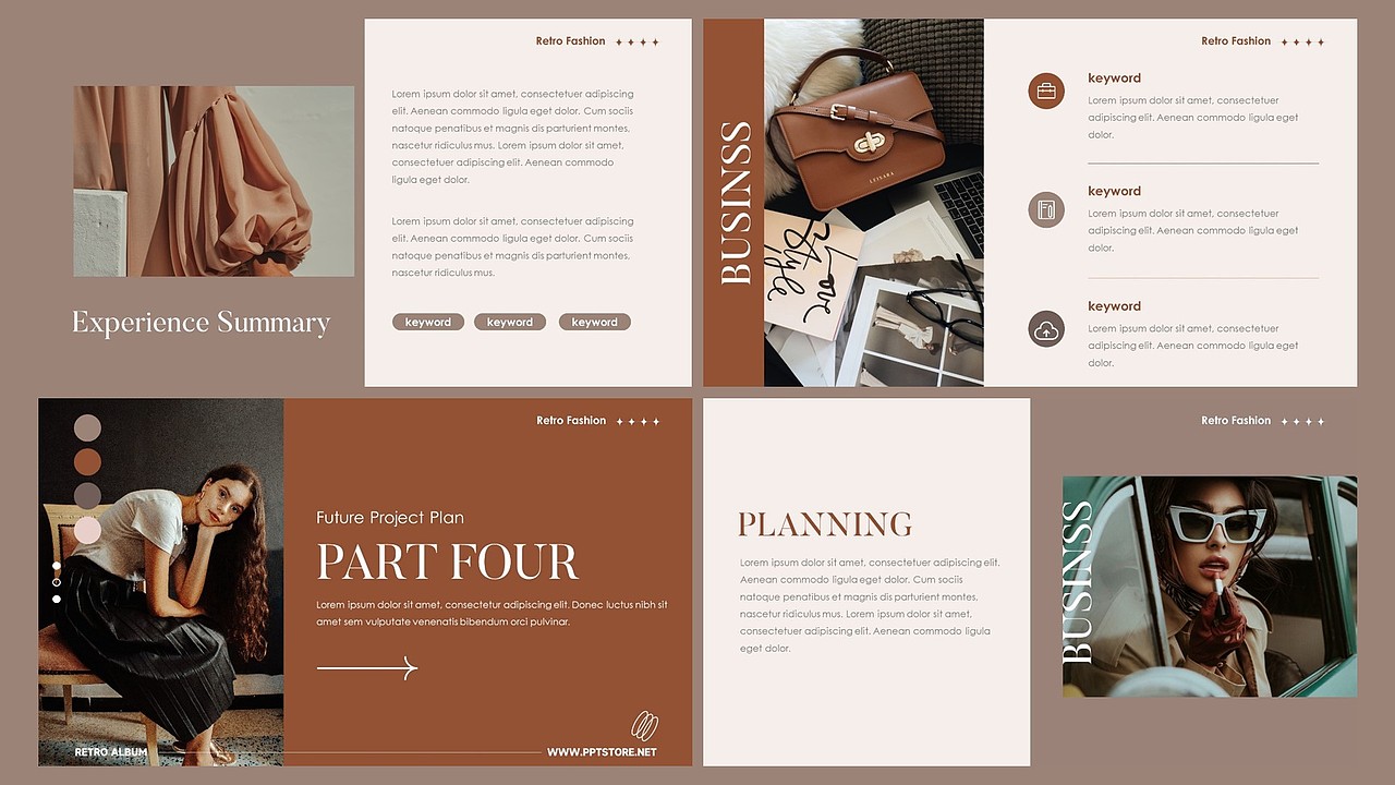 【耀你好看】美拉德欧美杂志风现代商务时尚通用PPT