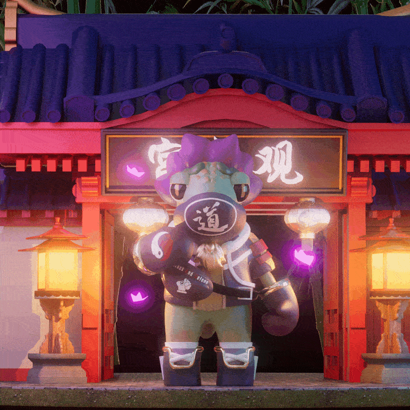 《守宫道》-第二弹丨 NFT盲盒丨潮玩丨ip形象设计（图ZMzIxODg2MjI0） - 人物/生物 - 站酷设计师ElomNicky原创素材 - 站酷ZCOOL