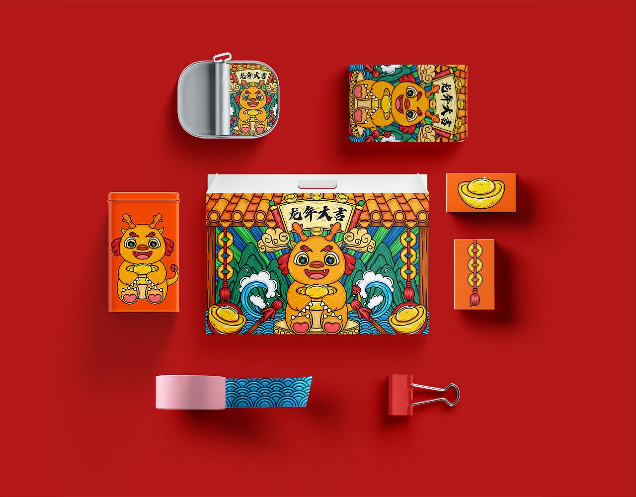 龙年国朝插画（图ZMzQ5NzQ1OTky） - 商业插画 - 站酷设计师hm_m原创素材 - 站酷ZCOOL
