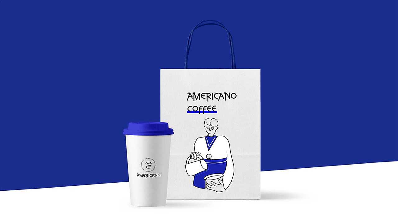 🔥【一杯美式】原创美式咖啡品牌设计