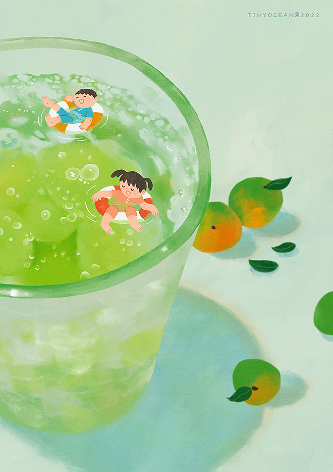 有我陪你长大/60天色彩速涂（图ZMzA0NzY5NTQ4） - 创作习作 - 站酷设计师豆丁洋原创素材 - 站酷ZCOOL