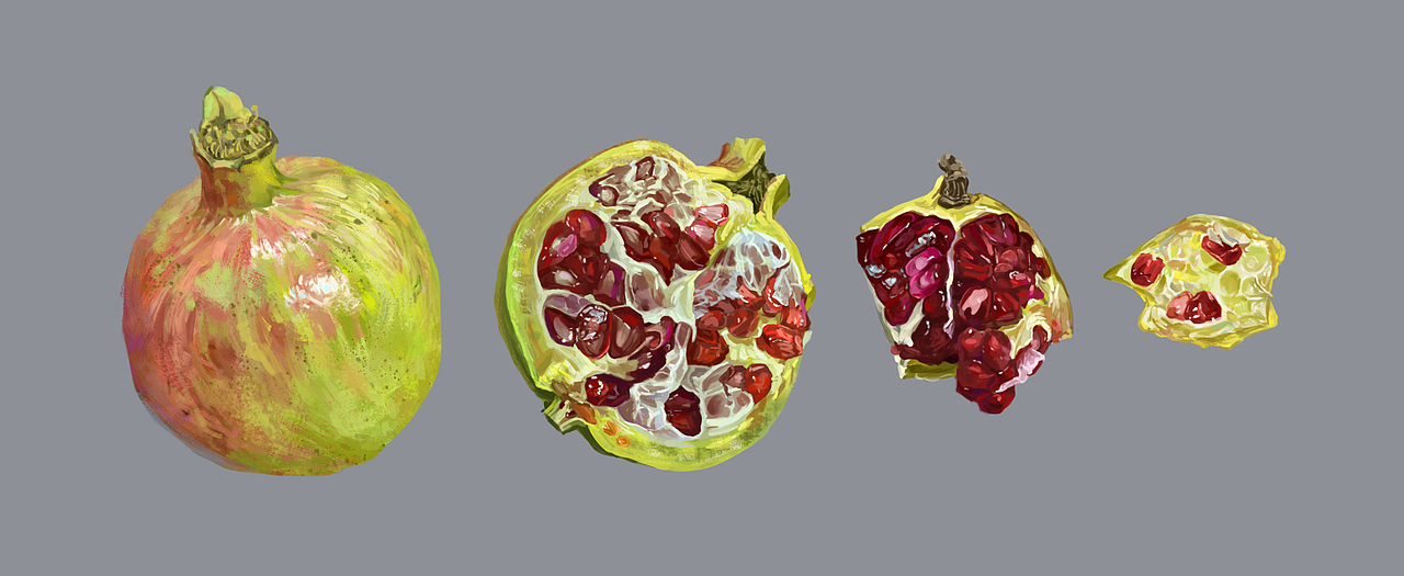 水果 蔬菜速涂练习笔记