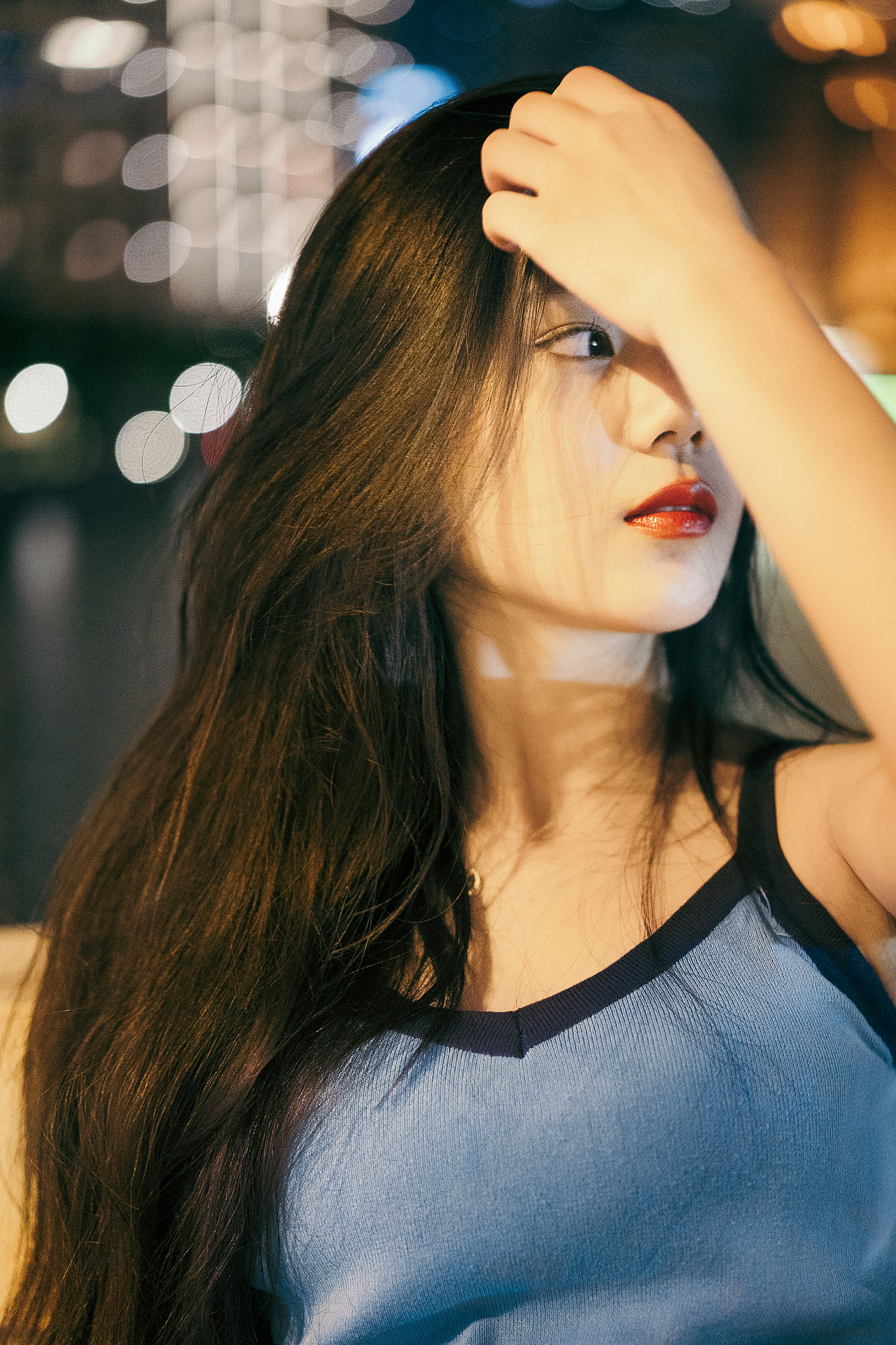 人像摄影|上海的夜