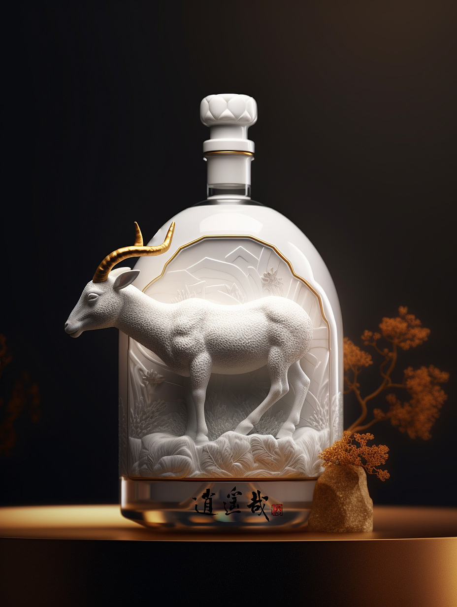十二生肖白酒包装--羊（图ZMzQ3Njk4ODc2） - 包装 - 站酷设计师真象哥原创素材 - 站酷ZCOOL
