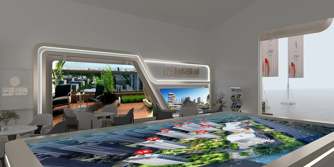 ⚫️设计方案 | 地产展厅