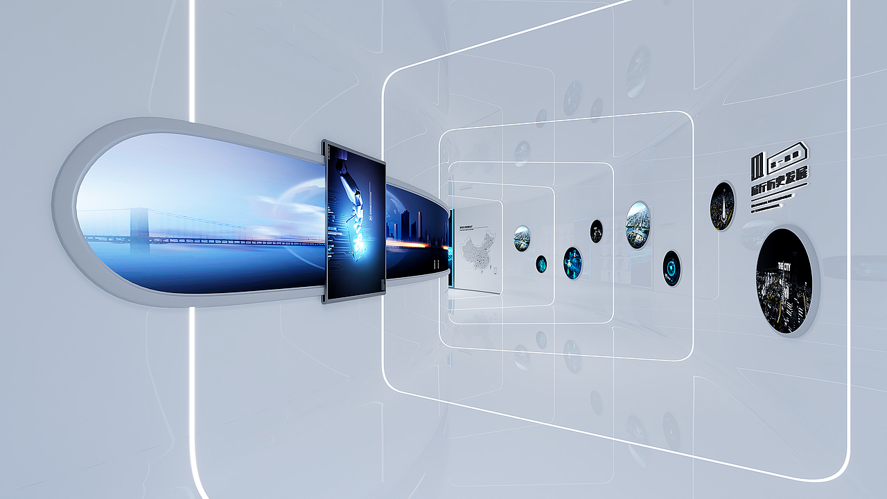 科技展厅（图ZMzQyMDU3Njc2） - 展陈设计 - 站酷设计师小小可乐不渴原创素材 - 站酷ZCOOL