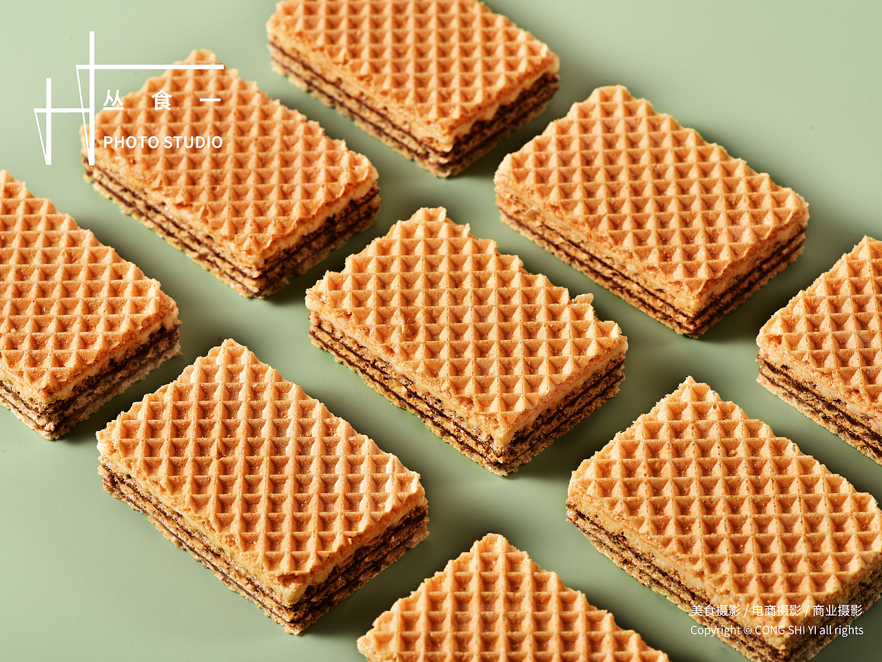 威化饼拍摄
