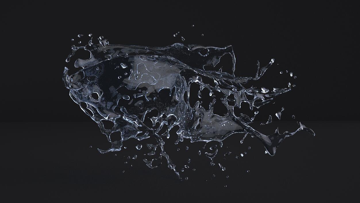 C4D水流体C4D液体水滴水花建模工程（图ZMzA2MzEyMDAw） - 电商 - 站酷设计师白冰小沁专研原创素材 - 站酷ZCOOL