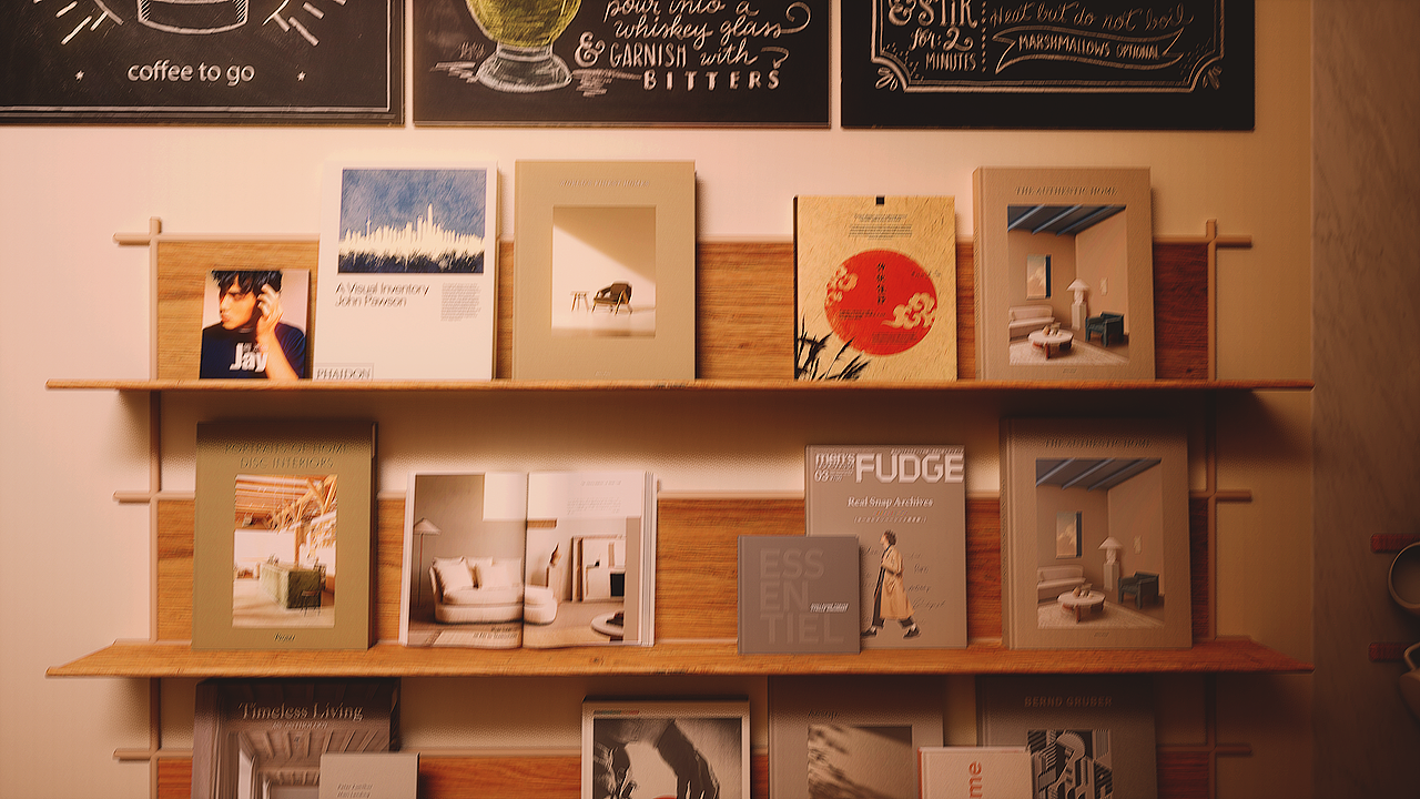 《时光咖啡店》UE5+Blender_Arkin