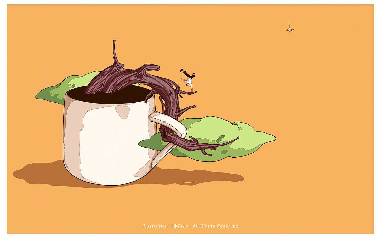 天羿TEAR——2022年度插画总结（图ZMzI5NjUyOTIw） - 新锐潮流插画 - 站酷设计师天羿TEAR原创素材 - 站酷ZCOOL