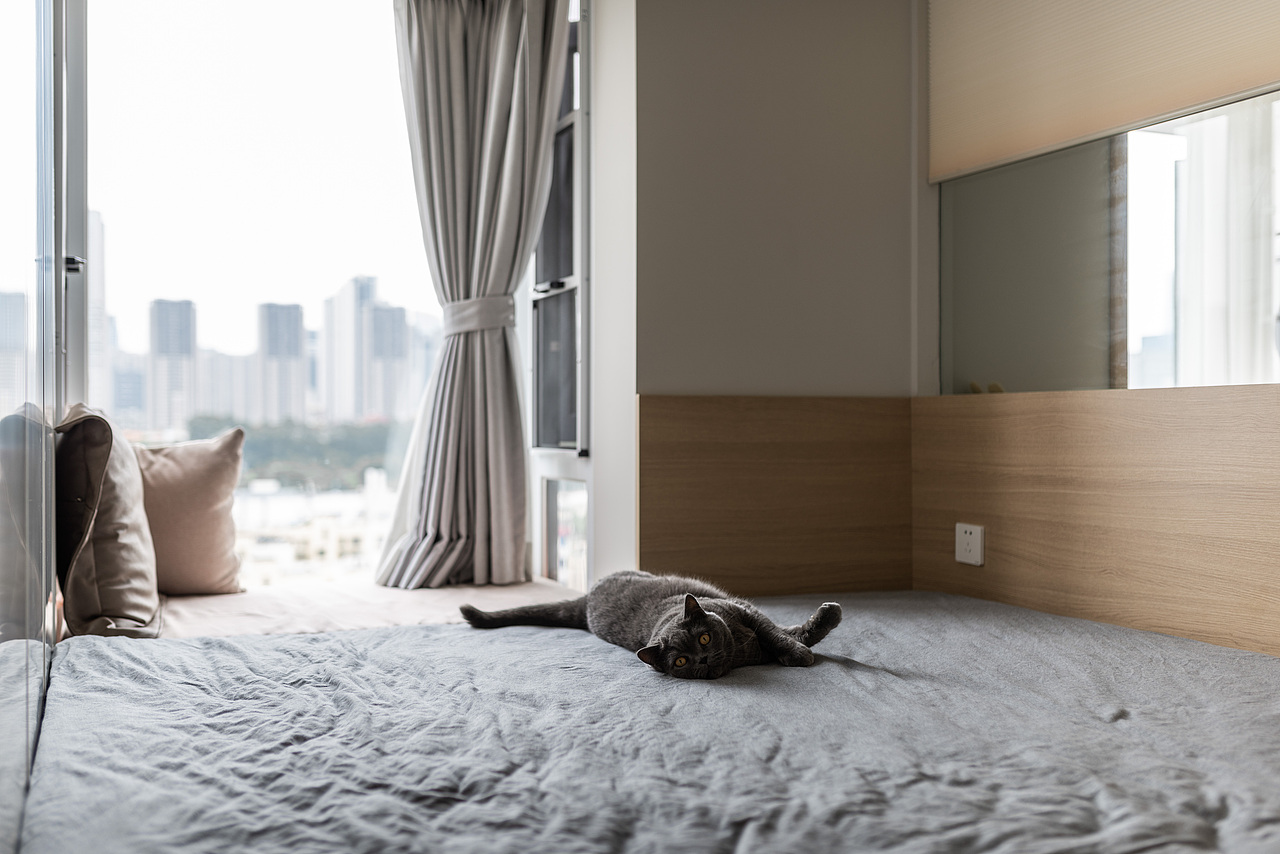 44平方小户型设计|旧房改造|日系原木风